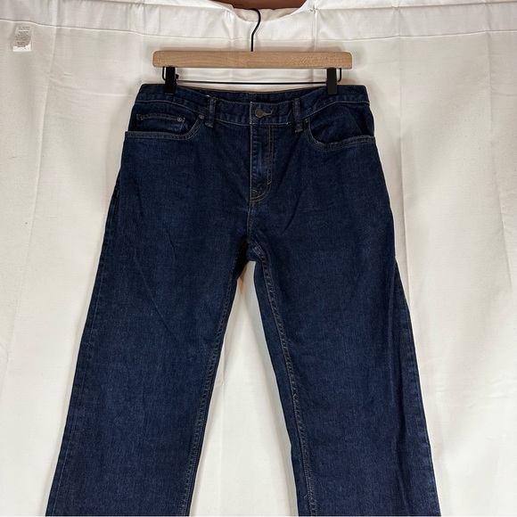 BANANA REPUBLIC Men’s Size 33x30 Denim Jeans Straight Fit Style Stretch - Picture 4 of 14